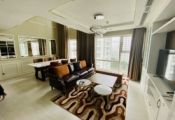 Duplex Happy Valley Premier apartment for rent in Phu My Hung, District 7 has 3 bedrooms with full a
