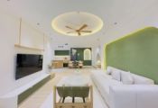 Green View apartment for rent in Phu My Hung, District 7, beautiful new house with 3 bedrooms, 117m2