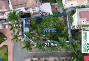 Land for sale of River Mark Tran Nao, Thu Duc corner lot with park view facing the river opposite Landmark 81