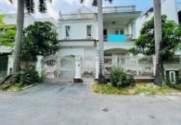 Villa for rent in Nam Thong 3 Phu My Hung, District 7 with basement + ground floor + 2 floors with 5 bedrooms – 252m2