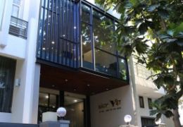 Townhouse for rent on street No. 7 Phu My Residential Area, District 7 built 5 floors with elevator basement – 126m2