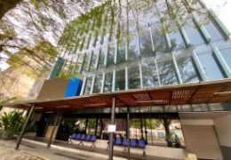 Cho thuê tòa nhà mặt tiền đường Tân Phú, Nam Thông Phú Mỹ Hưng, Quận 7 xây 8 tầng có thang máy – 324