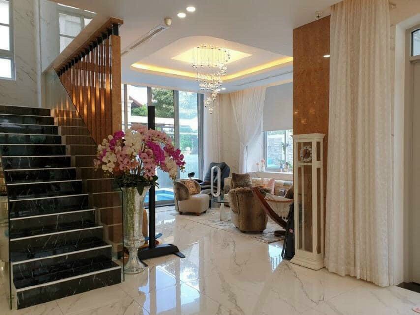 Villa for rent in Nam Vien, Phu My Hung, District 7, big street, nice interior with swimming pool 2