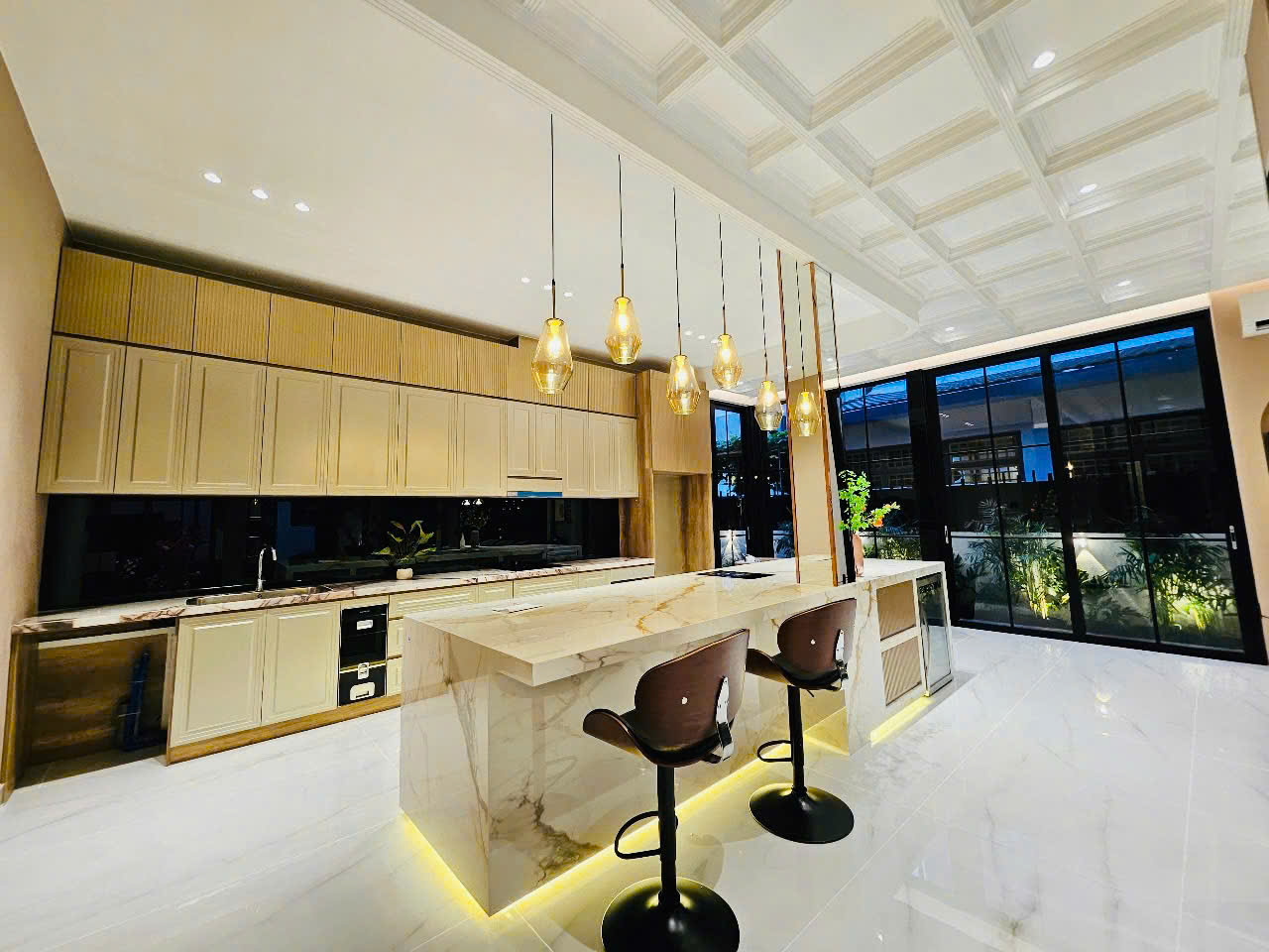 Villas for sale in Canh Doi Phu My Hung area, District 7, newly designed 5 bedrooms with elevator – 211.5m2 5