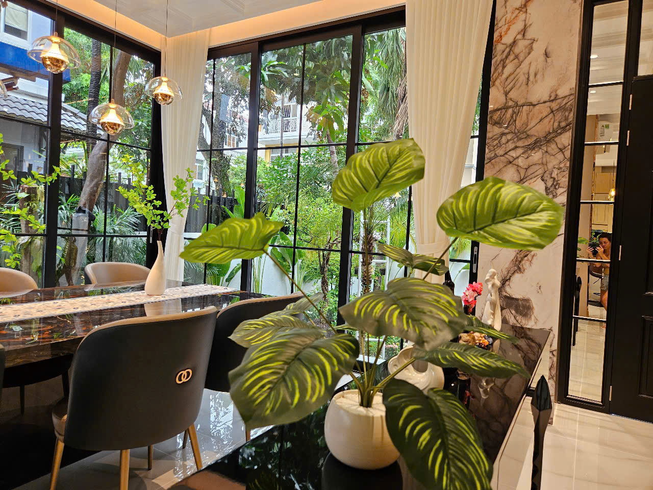 Villas for sale in Canh Doi Phu My Hung area, District 7, newly designed 5 bedrooms with elevator – 211.5m2 2