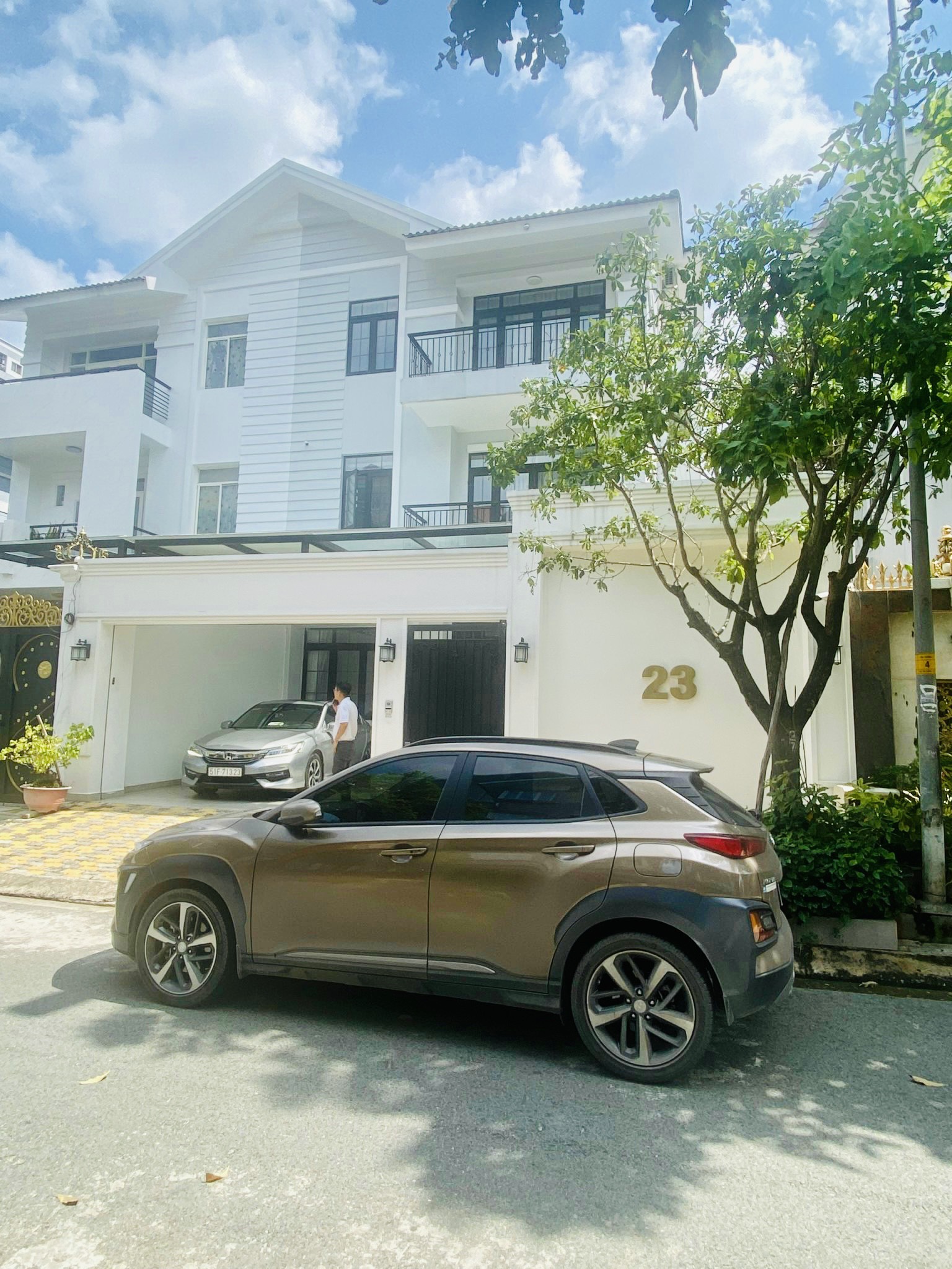 Tan Truong villa for rent, District 7, beautiful new house with 4 bedrooms 7