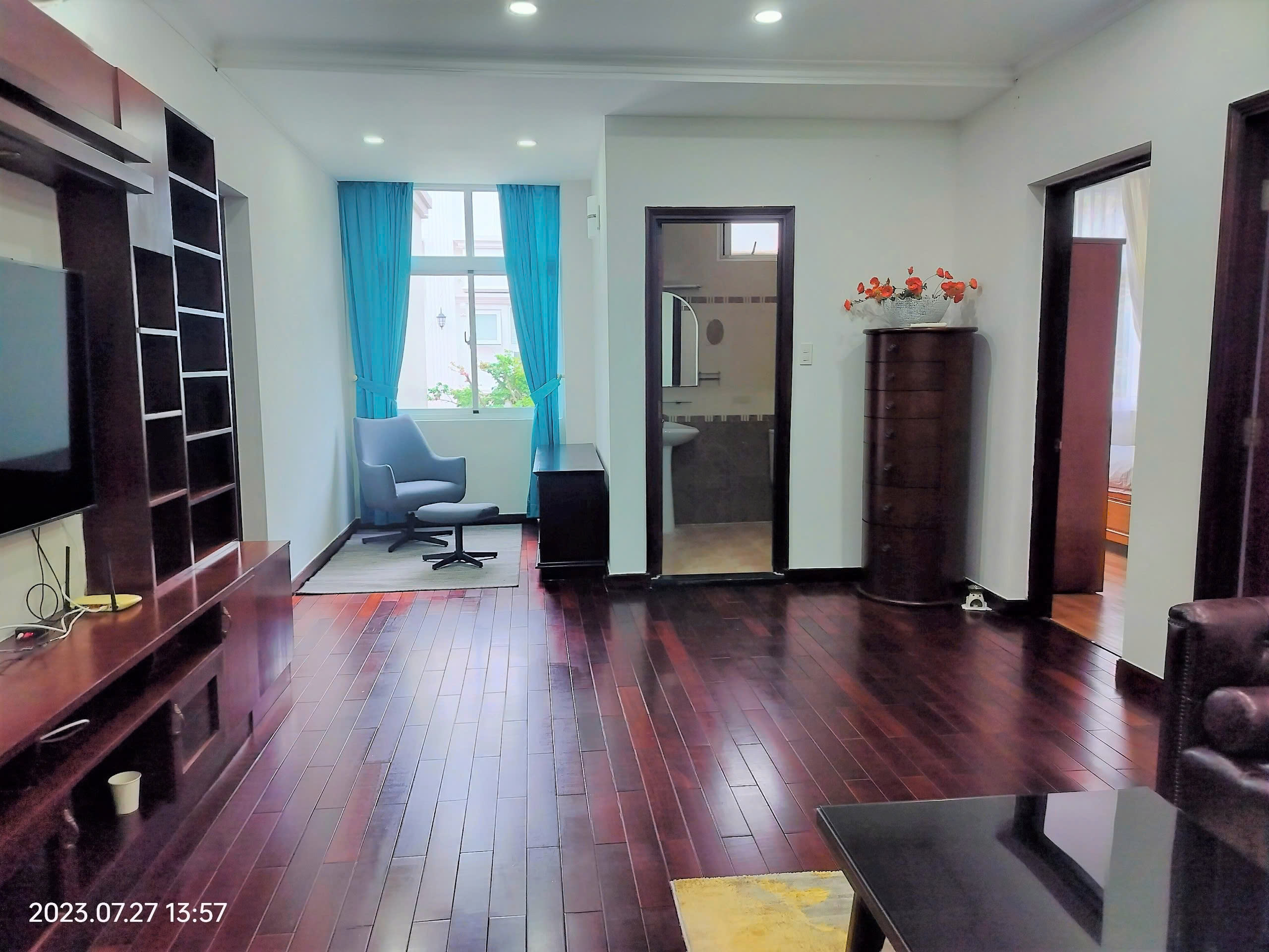 My Phu 1B Phu My Hung quadruple villa for rent, District 7 has 4 bedrooms, fully furnished 4