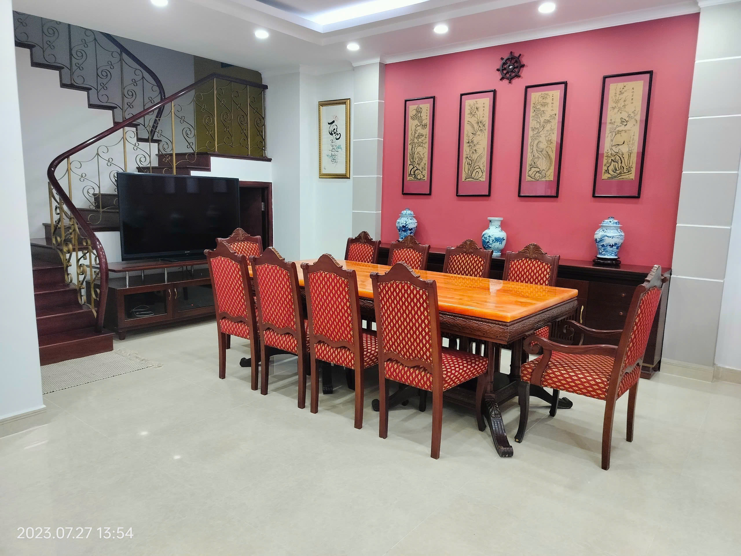 My Phu 1B Phu My Hung quadruple villa for rent, District 7 has 4 bedrooms, fully furnished 1