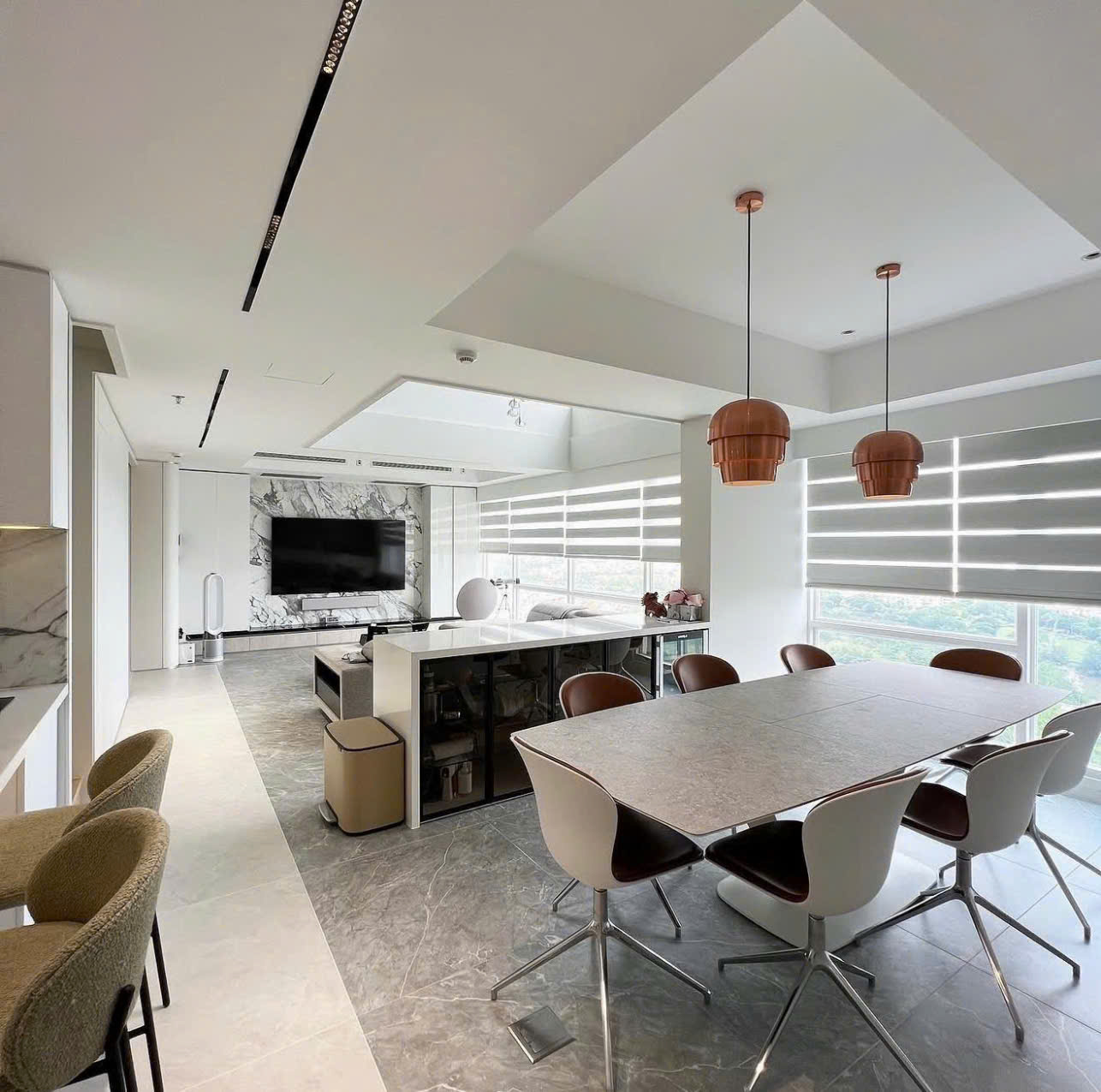 Happy Valley Premier duplex apartment for sale in Phu My Hung, District 7 with 3 bedrooms with 2 parking spaces on the 18th floor – 170m2 6