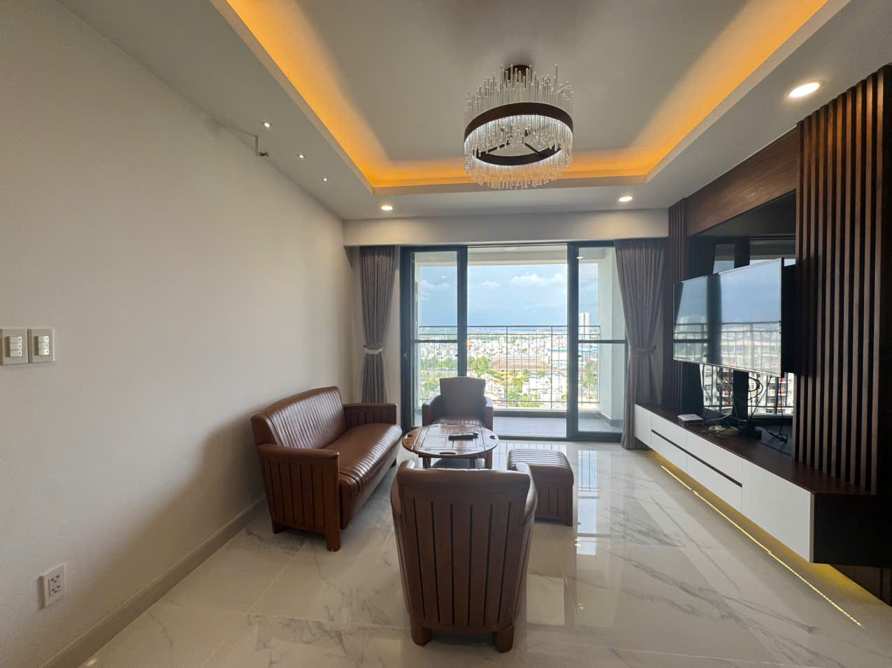 Apartment for sale in Nam Phuc Phu My Hung, District 7 with 3 bedrooms on the high floor with park view – 123.91m2