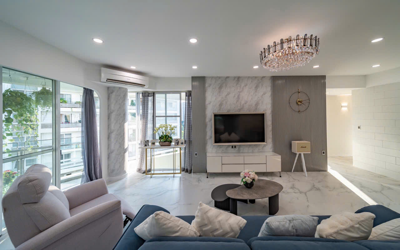 Cho thuê căn hộ Riverpark 1 Phú Mỹ Hưng, Quận 7 thiết kế 3 phòng ngủ, lầu 8 – 134m2