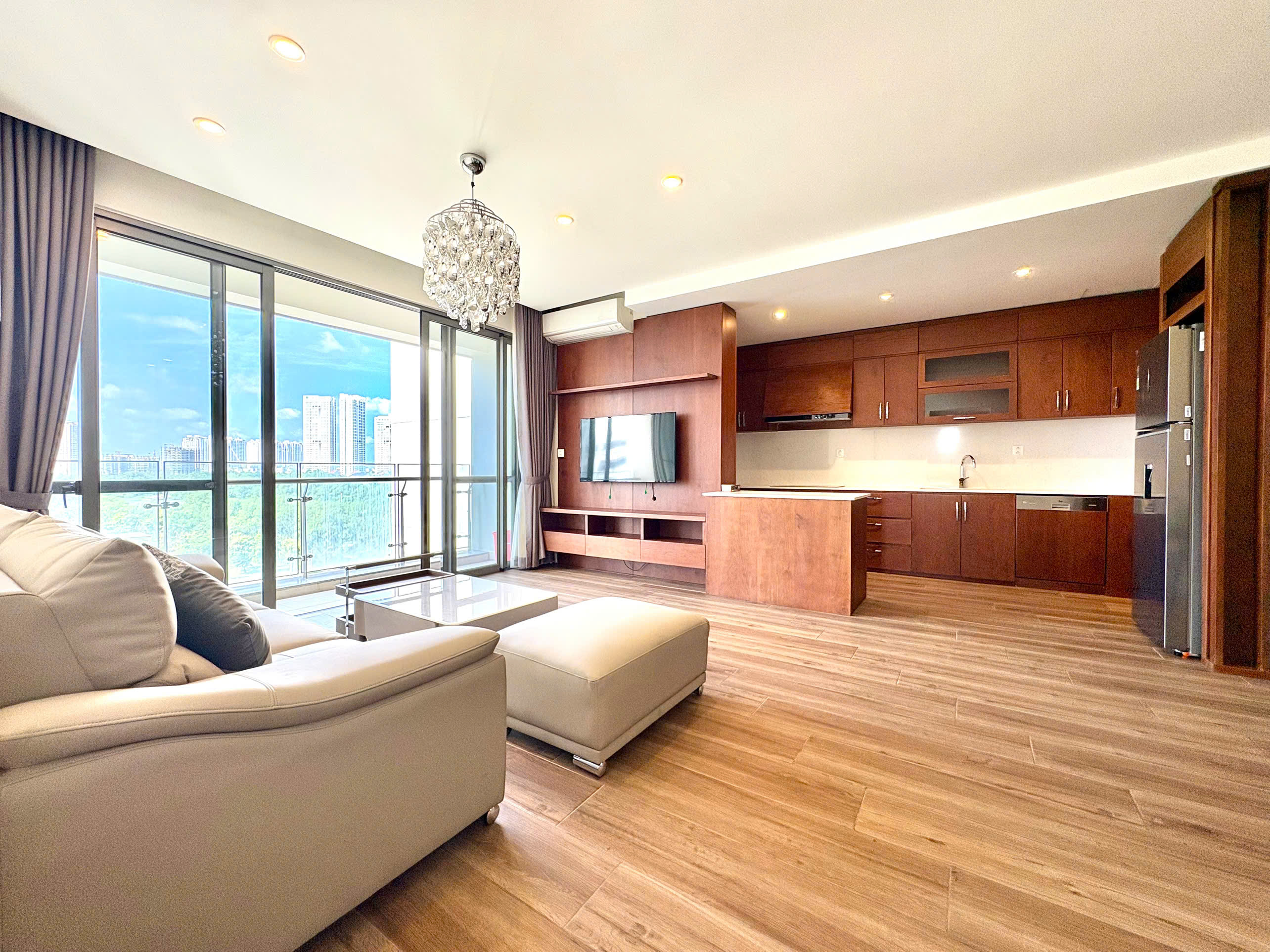 Cho thuê căn hộ Riverpark Premier Phú Mỹ Hưng thiết kế 3 phòng ngủ, block B lầu 5 – 123m2