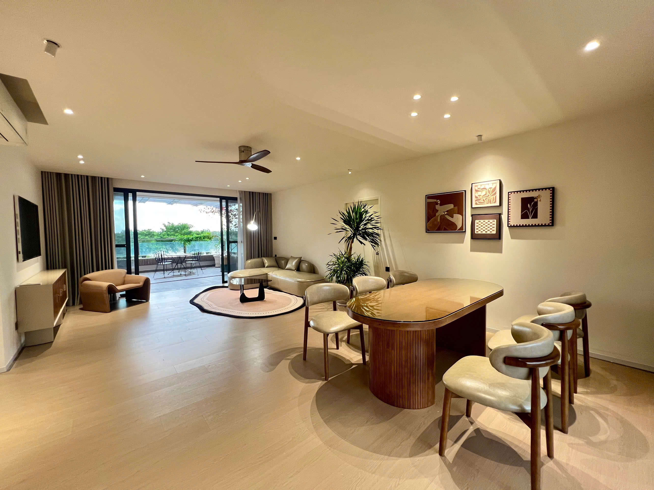 Panorama garden apartment for rent in Phu My Hung designed 3 bedrooms with new interior on the 3rd floor – 197m2 13
