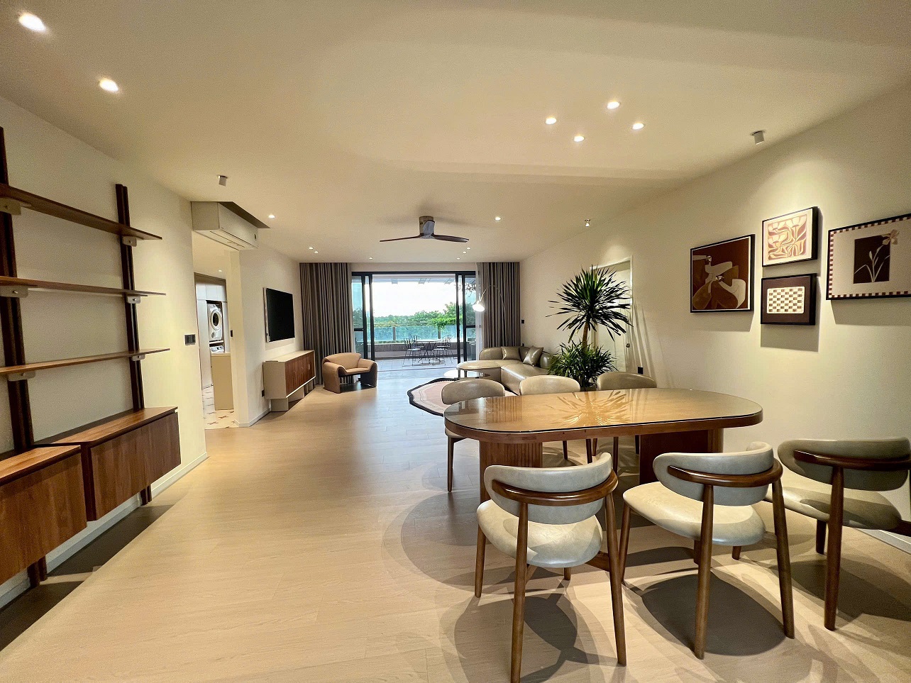 Panorama garden apartment for rent in Phu My Hung designed 3 bedrooms with new interior on the 3rd floor – 197m2 4