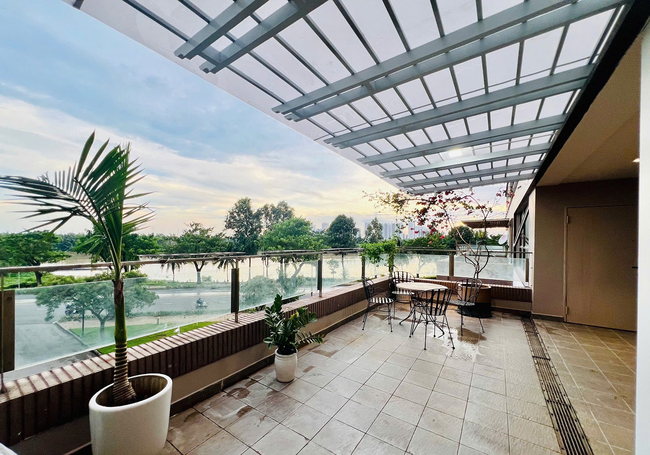 Panorama garden apartment for rent in Phu My Hung designed 3 bedrooms with new interior on the 3rd floor – 197m2 8
