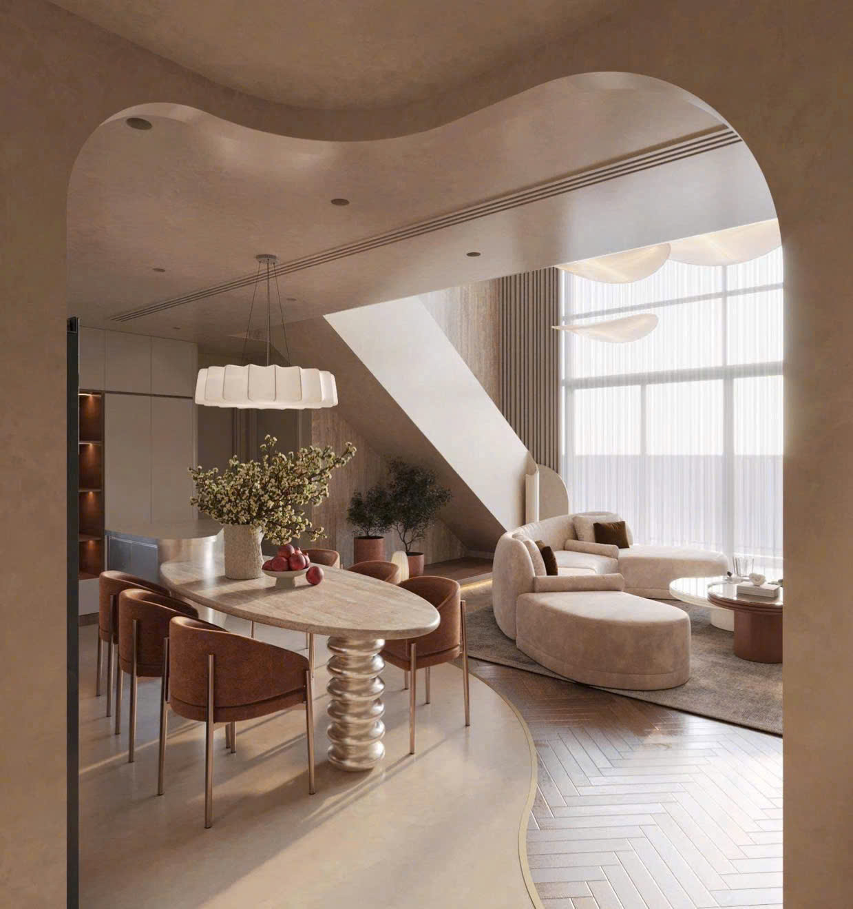 Bán căn hộ duplex The Infiniti Riviera Point Phường Tân Mỹ nhà thô thiết kế 3 phòng ngủ – 146m2 4