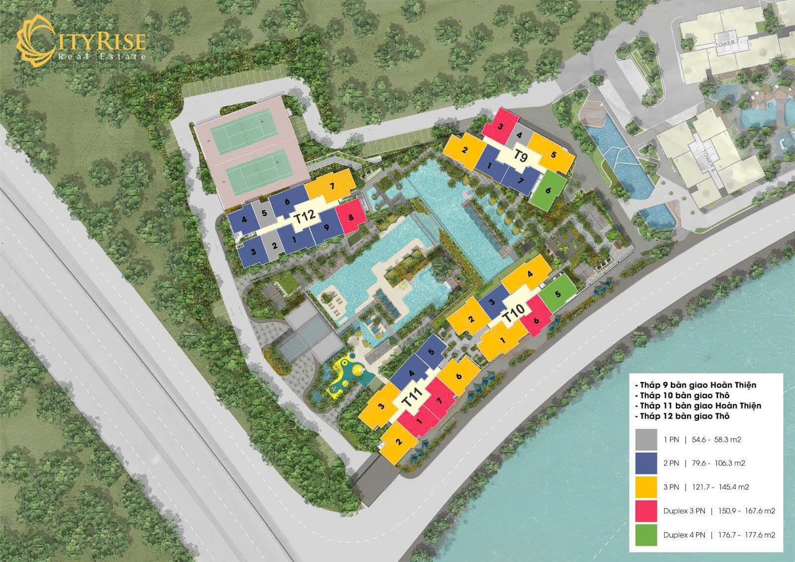 The Infiniti Riviera Point apartment for rent, District 7, newly designed house with 2 bedrooms – 98m2 14