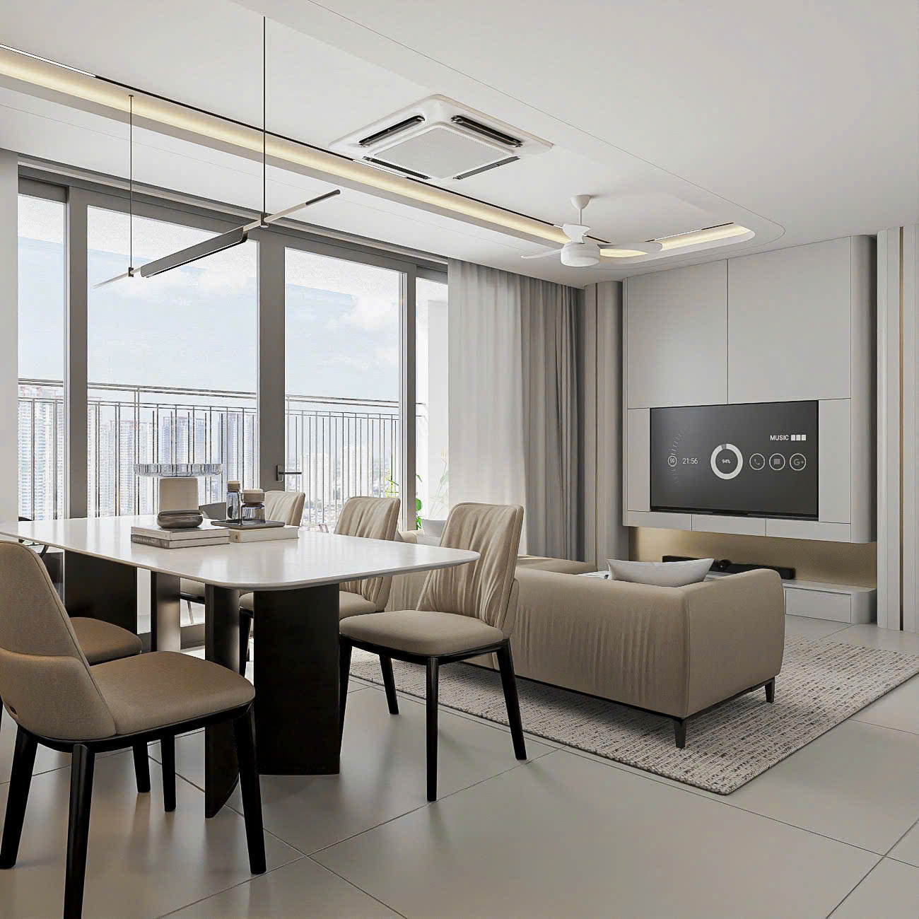 The Infiniti Riviera Point apartment for rent, District 7, newly designed house with 2 bedrooms – 98m2 9