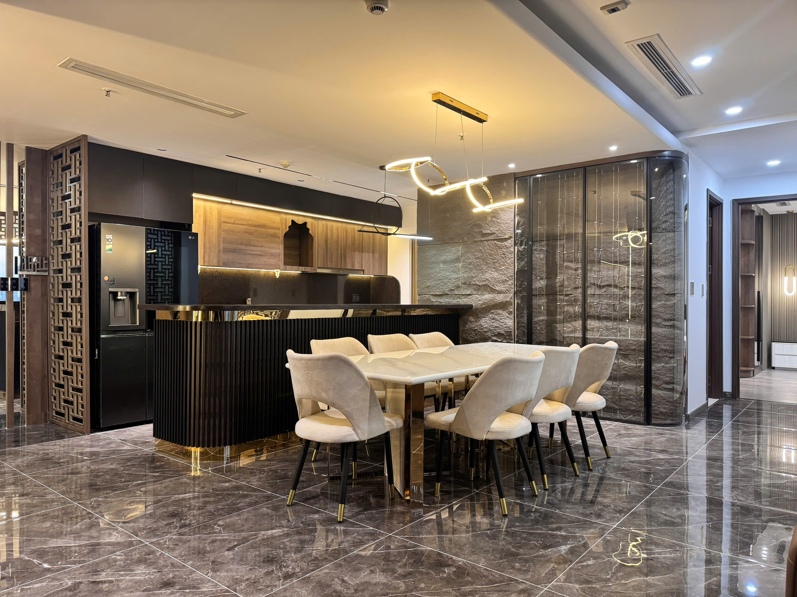 Cho thuê căn hộ The Peak Midtown M8 Phú Mỹ Hưng, Quận 7 căn góc có 2 phòng ngủ view sông – 122.95m2