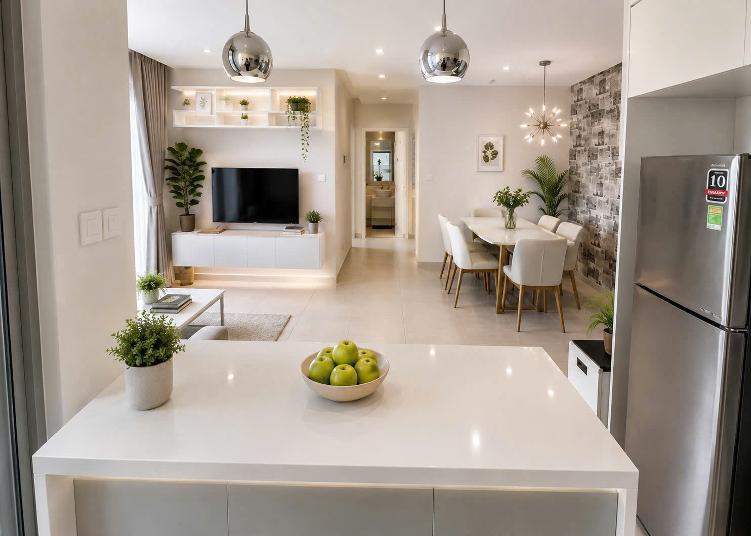 Bán căn hộ The View Riviera Point Phường Tân Mỹ thiết kế 2 phòng ngủ + 1 phòng làm việc – 92m2 3
