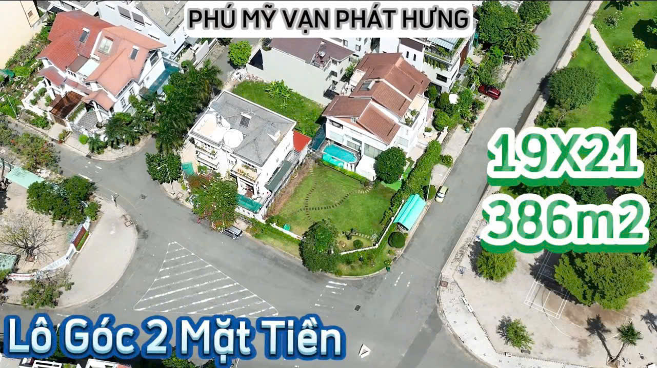 Bán đất biệt thự KDC Phú Mỹ Vạn Phát Hưng, Quận 7 lô góc 2 mặt tiền, view công viên lớn 3