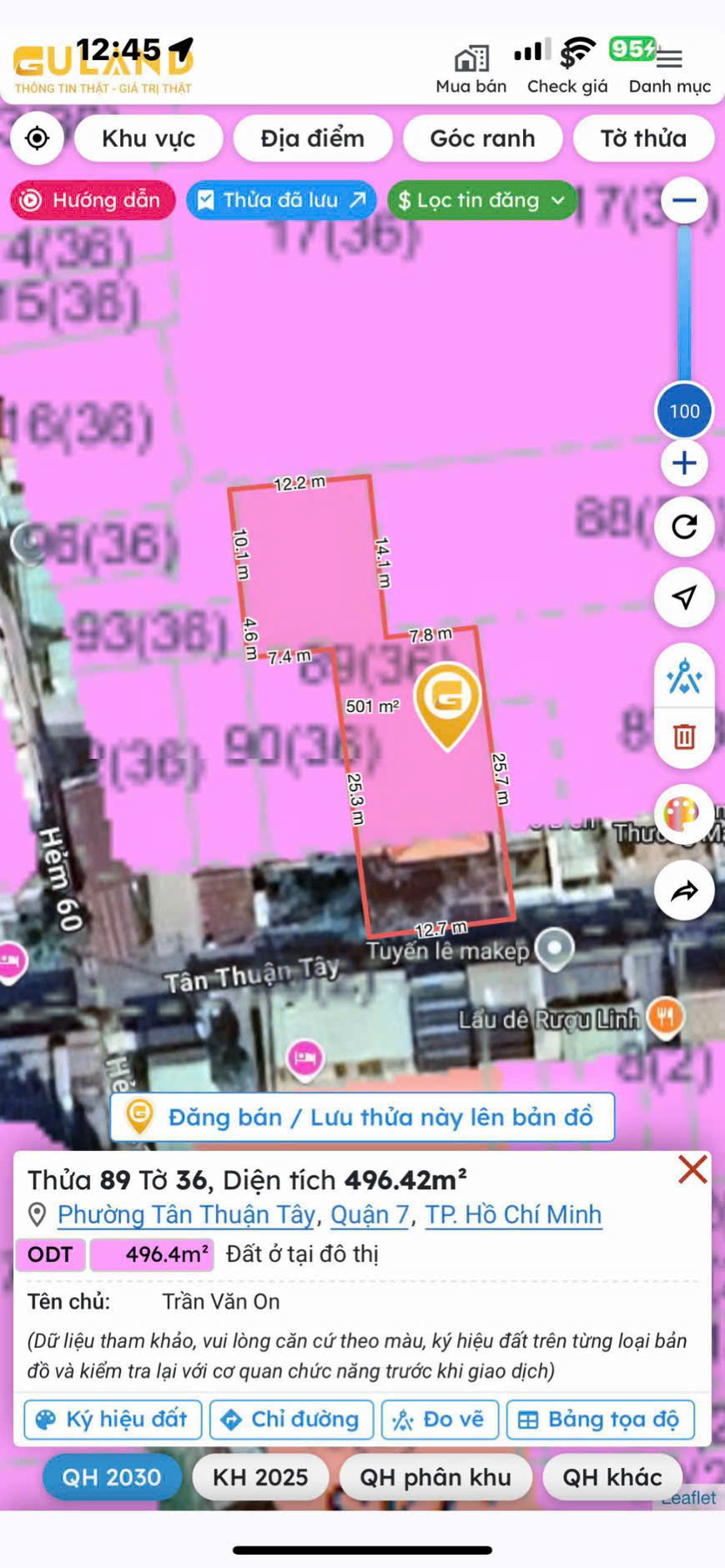 Bán đất biệt thự mặt tiền đường Tân Thuận Tây, Quận 7 được xây hầm + 10 tầng vị trí vàng – 496m2 2