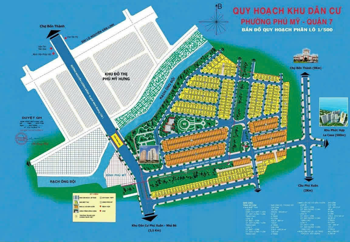 Selling 2 plots of land in front of Hoang Quoc Viet KDC Phu My Van Phat Hung, District 7 at the best price 3