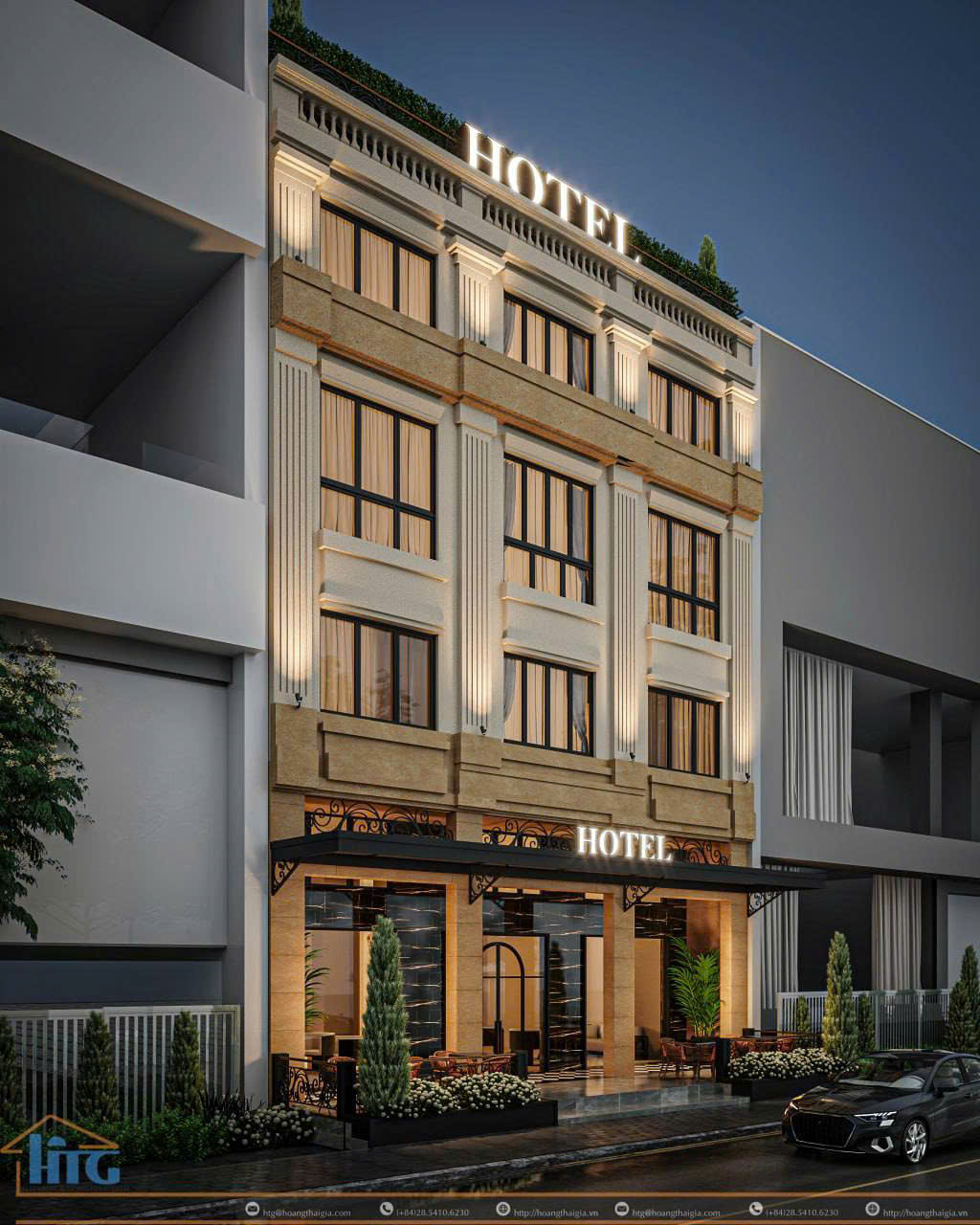 Cho thuê khách sạn đường Cao Triều Phát, Phú Mỹ Hưng, Quận 7 có 26 phòng khu trung tâm giải trí 5