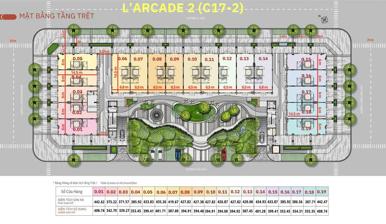 Cho thuê cặp nhà phố Larcade 2 Phú Mỹ Hưng xây hầm + 5 lầu vị trí đẹp – 188.5m2 1