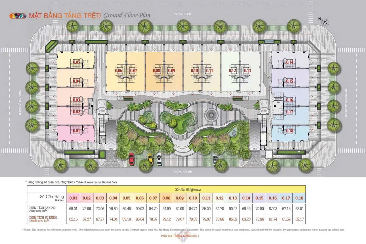 Selling 3 townhouses adjacent to Larcade 1 Phu My Hung, District 7, building 5 floors with a super beautiful Raymondine street  4
