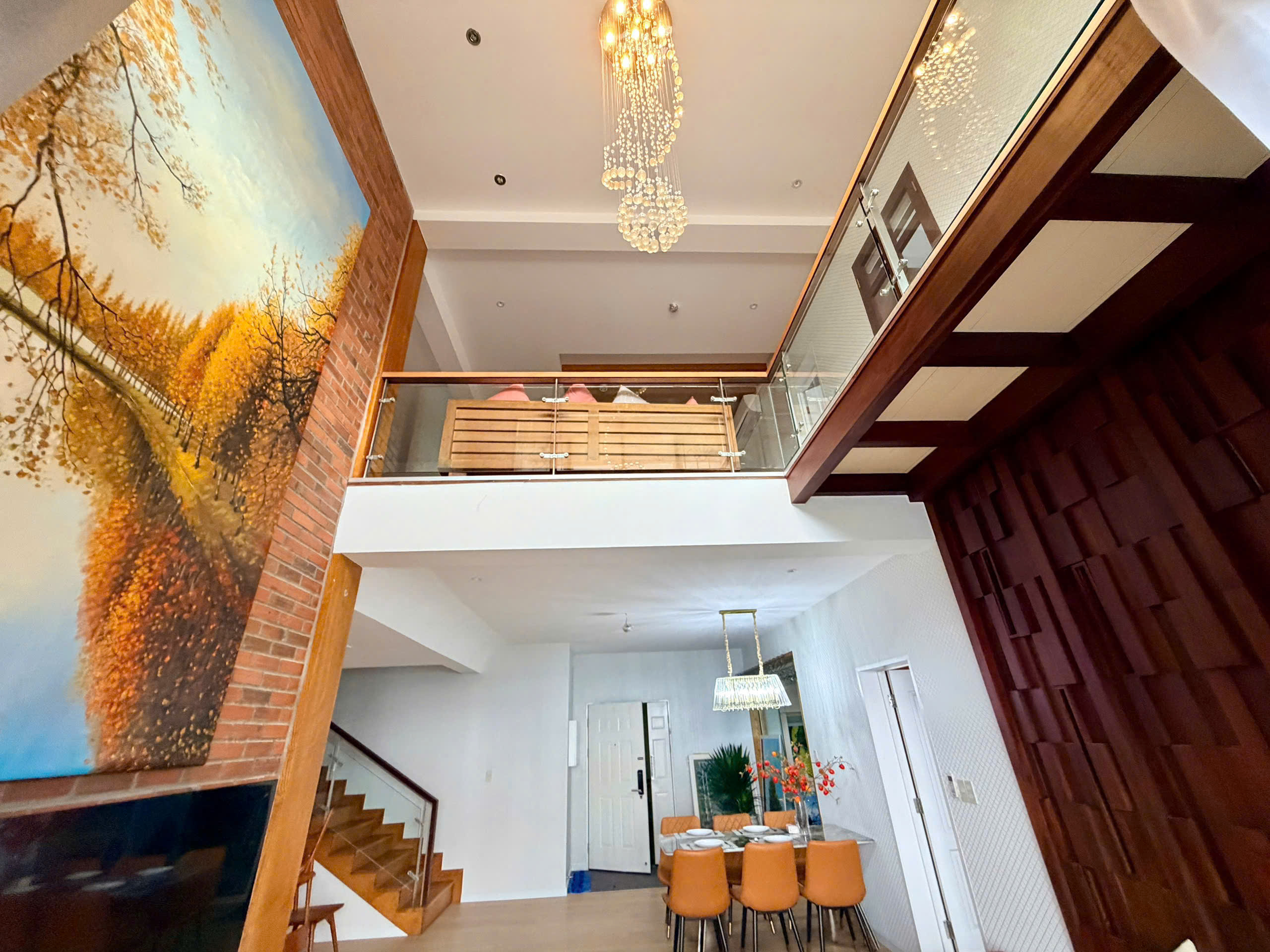 Cho thuê penthouse Riverside Residence Phú Mỹ Hưng có 4 phòng ngủ nội thất đẹp view biệt thự - 227m2 13