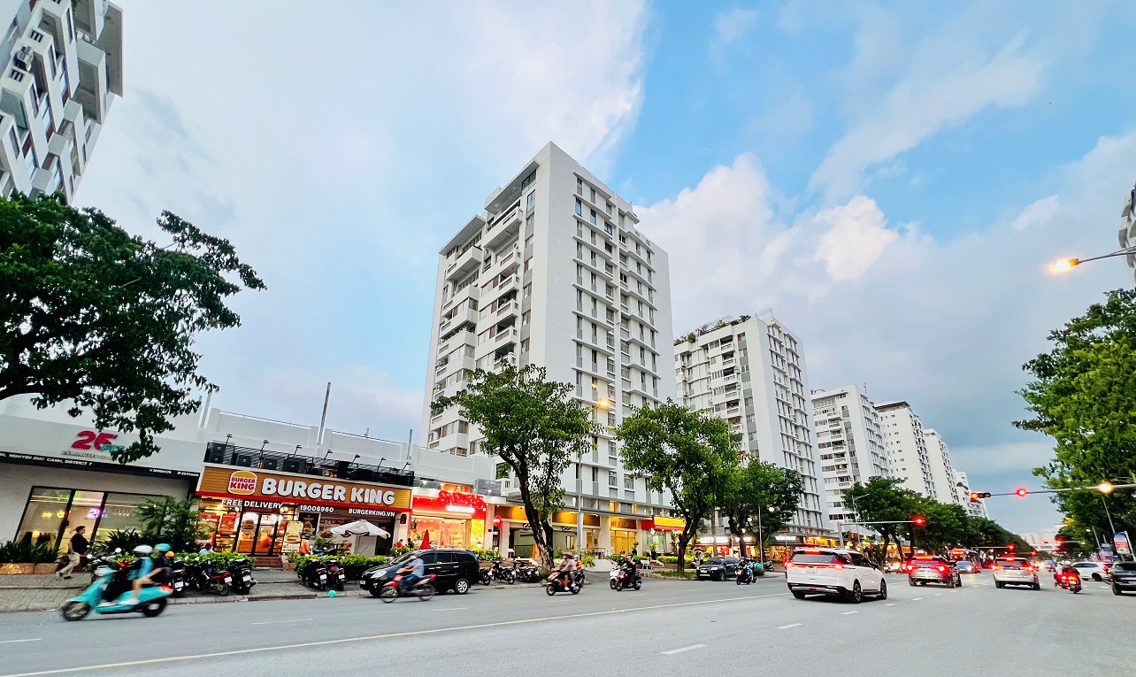 Shophouse for rent 001 Nguyen Duc Canh My Khanh 1 Phu My Hung building ground floor + mezzanine – 100m2 6