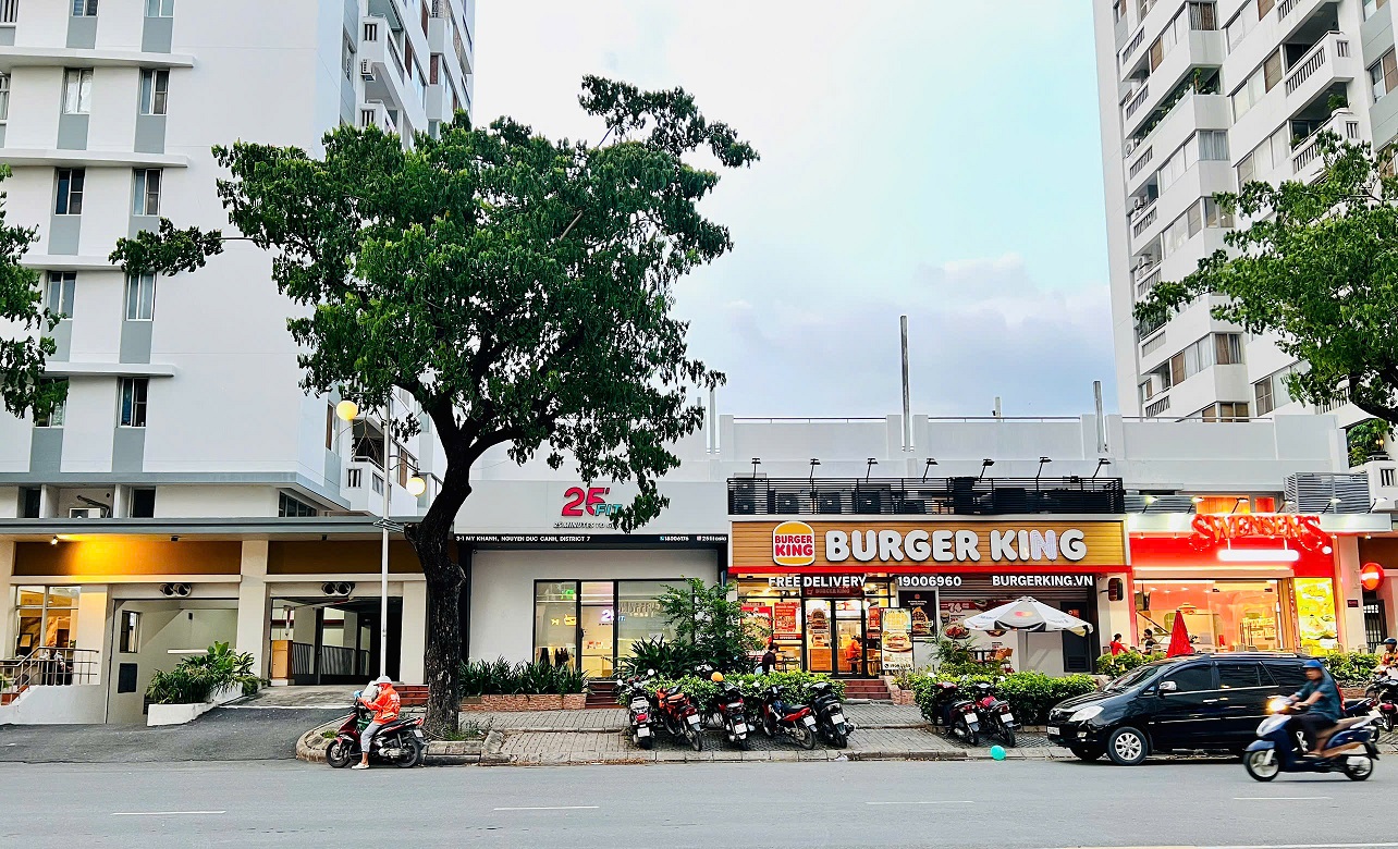Shophouse for rent 001 Nguyen Duc Canh My Khanh 1 Phu My Hung building ground floor + mezzanine – 100m2 1