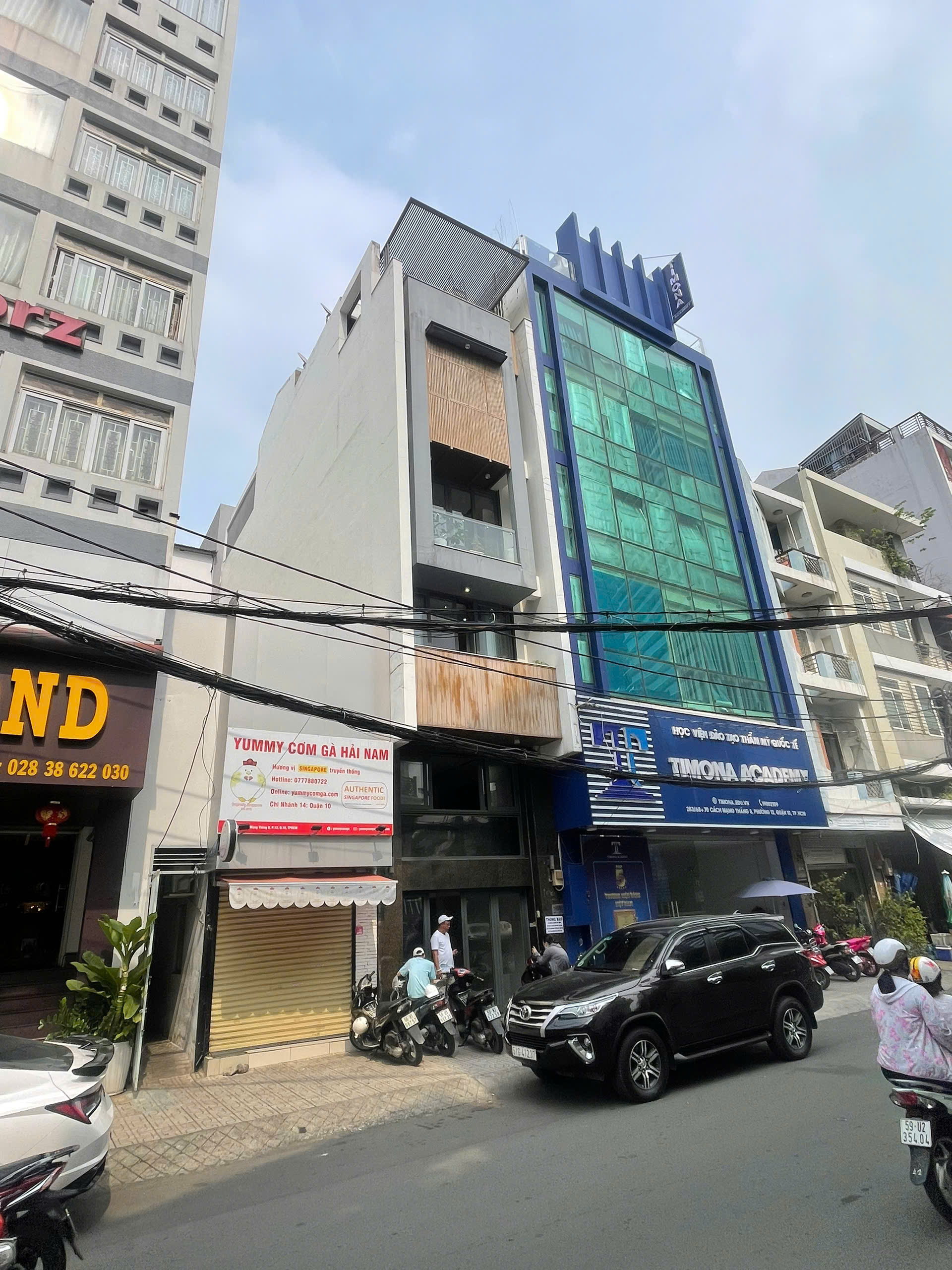 Cach Mang Thang 8 building for rent, Ward 12, District 10 built 6 floors with a 3m back alley