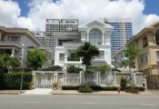 Villa for rent in Nam Vien, Phu My Hung, District 7, big street, nice interior with swimming pool
